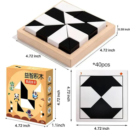 120 Level Block Cube Puzzle with Storage Hidden Geometric Shape Pattern 3D Thinking Training Montessori education Children toys