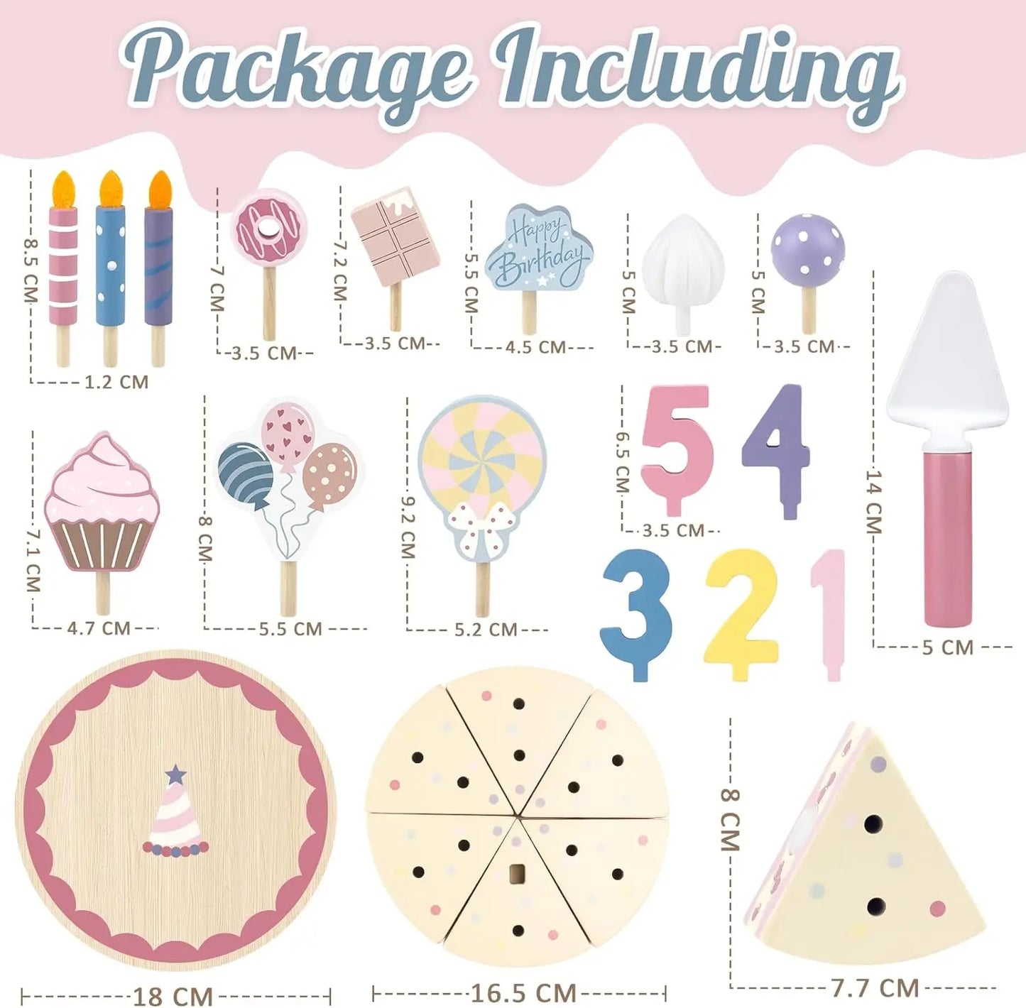 Wooden Kids Kitchen Toys Simulation Birthday Cake Toy Pretend Play Cutting Food Game Children Role Play Toy Gifts for Boy Girl