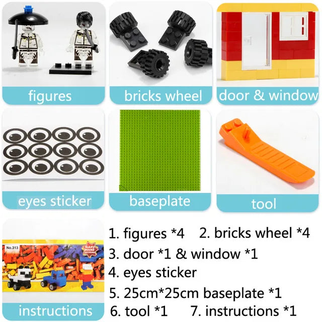 City Road Street Baseplate Straight Crossroad Curve T-Junction Building Blocks Base Plate 32*32 Compatible All Brands City