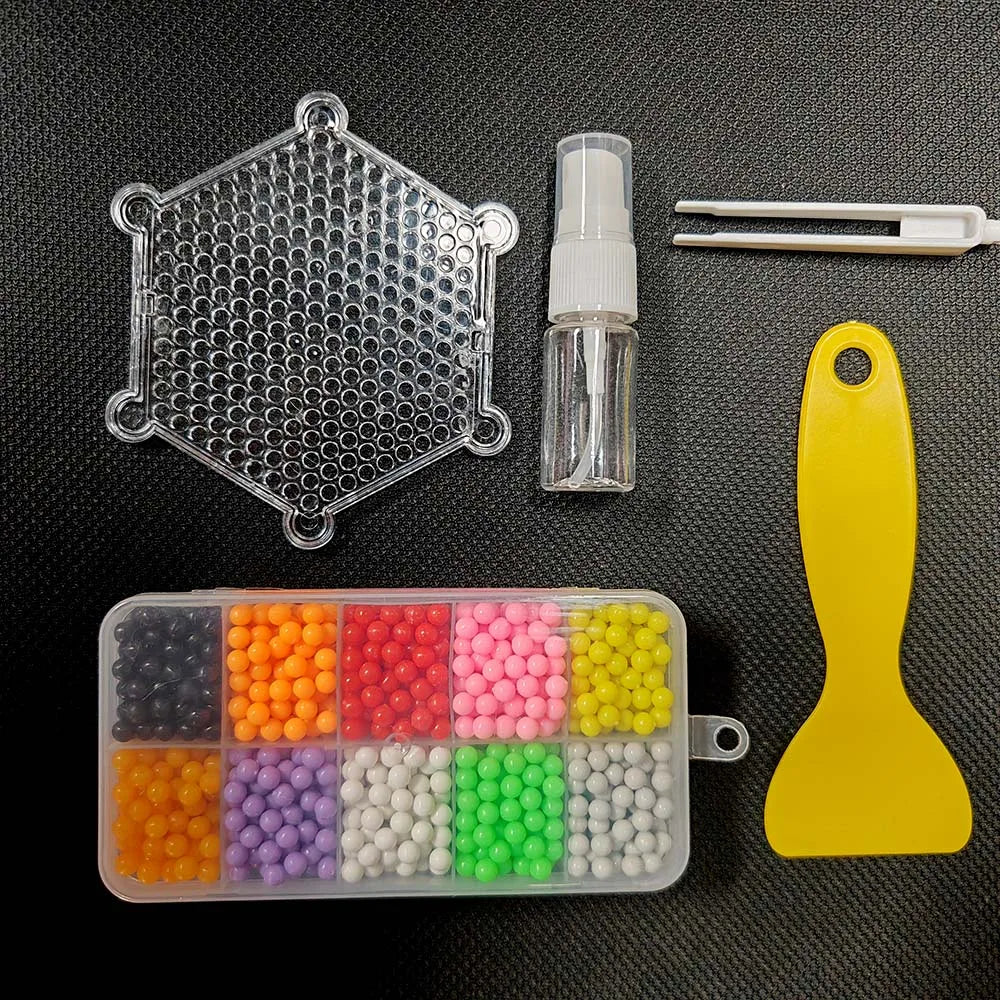 10 Colors 1000 Magical Water Mist Magic Beads Handmade Diy Magic Beads Educational Puzzle Children Toys