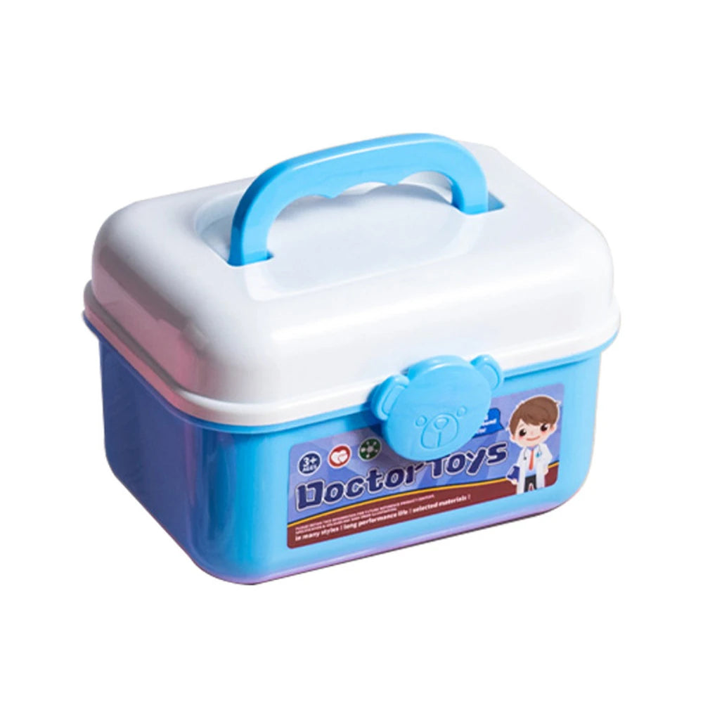 WizKidz Doctor Nurse Role Play Set Medical Tools With Stethoscope & Injectors In A Pretend Play Trolley Box Ideal Gift for Kids