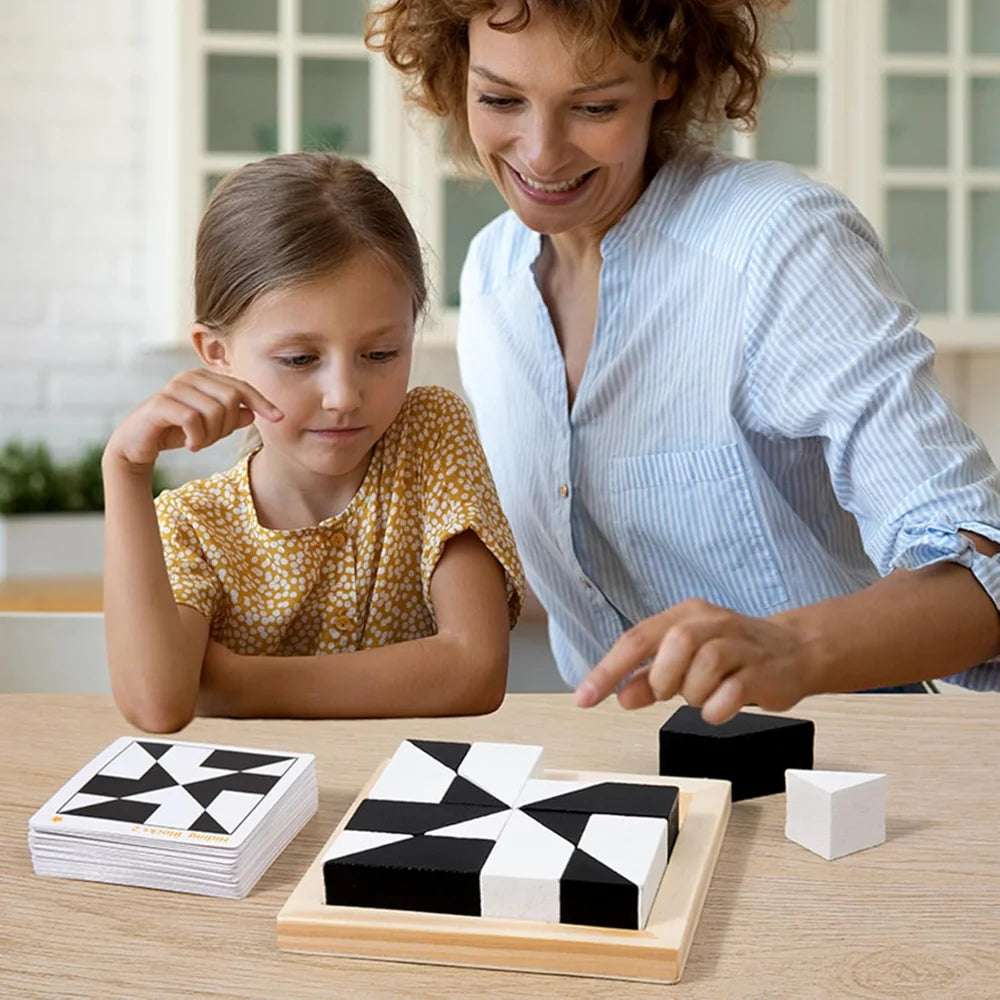 120 Level Block Cube Puzzle with Storage Hidden Geometric Shape Pattern 3D Thinking Training Montessori education Children toys