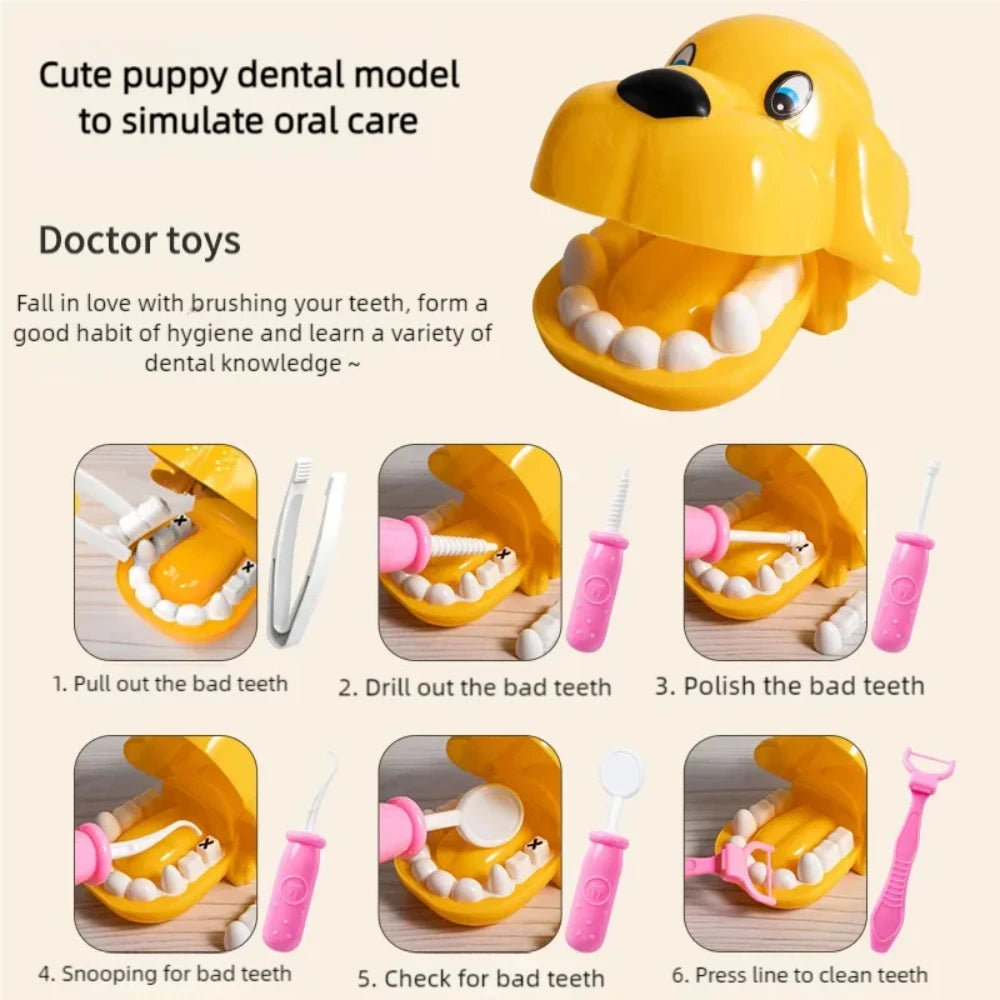 WizKidz Doctor Nurse Role Play Set Medical Tools With Stethoscope & Injectors In A Pretend Play Trolley Box Ideal Gift for Kids