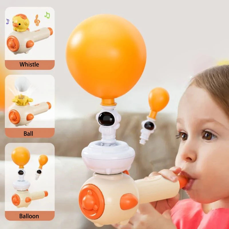 3 Style Montessori Toy Whistle Ball Blowing Floating Blow Pipe Ball Sensory Fine Motor Skills Educational Breathing Practice Toy