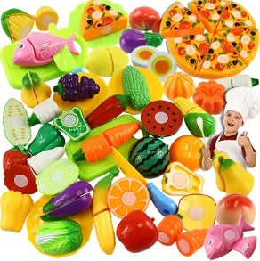 Fun vegetable cutting food, fruit and vegetable toys, play house sets, early basic skill development, as holiday gifts
