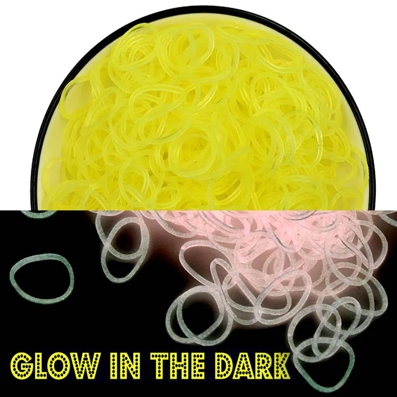 600pcs Colorful Rubber Loom Bands Refill Kit for Boy Girl DIY Craft Gift Set  Rubber Band Loom Make Bracelet Children's Toys