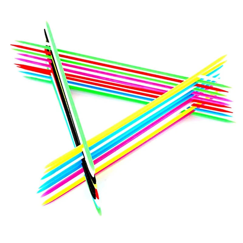 240PCS Plastic Pick Up Sticks Game For Kids Counting Educational Montessori Math Toys Parent Child Interaction Family Fun Gifts