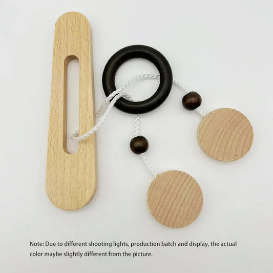 Wooden Ring Unlocking Game,Magic Ring Escape Classic Puzzle Toy, Kongming Lock Luban Lock Intelligence Toy