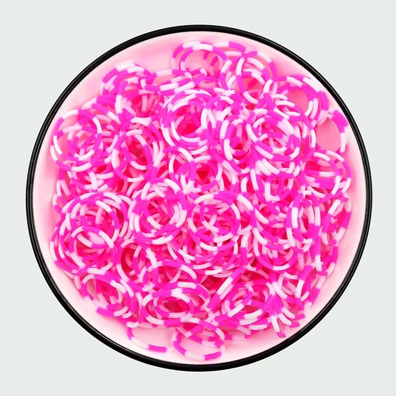 600pcs Colorful Rubber Loom Bands Refill Kit for Boy Girl DIY Craft Gift Set  Rubber Band Loom Make Bracelet Children's Toys