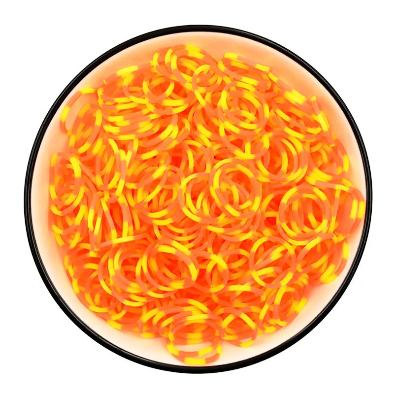 600pcs Colorful Rubber Loom Bands Refill Kit for Boy Girl DIY Craft Gift Set  Rubber Band Loom Make Bracelet Children's Toys