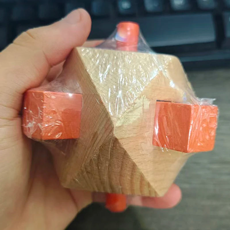 Wooden Brain Teasers Puzzles for Adults Kids Impossible Mind Challenge Games IQ and Logic Test Disentanglement Educational Toys
