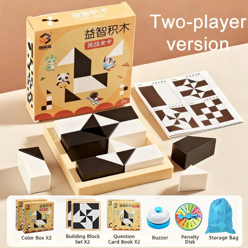 120 Level Block Cube Puzzle with Storage Hidden Geometric Shape Pattern 3D Thinking Training Montessori education Children toys