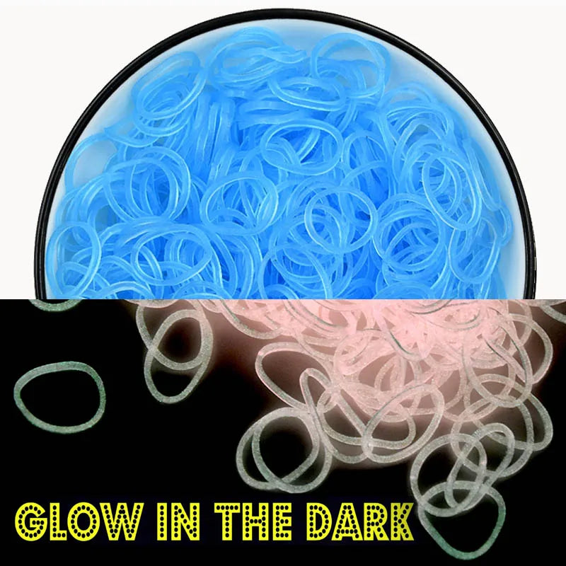 600pcs Colorful Rubber Loom Bands Refill Kit for Boy Girl DIY Craft Gift Set  Rubber Band Loom Make Bracelet Children's Toys